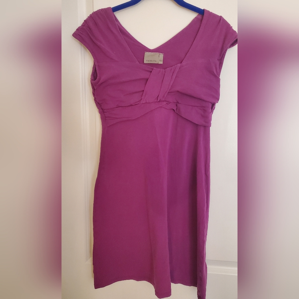 Elegant Purple Women's Dress